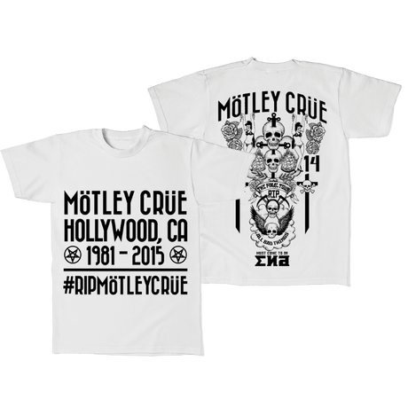 MÖTLEY CRÜE #RIPMÖTLEYCRÜE TSHIRT - Allstarelite.com