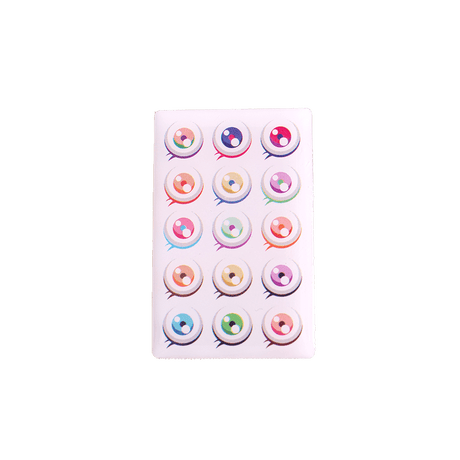 MULTICOLOR GRADUATION BEAR EYES PIN - Allstarelite.com