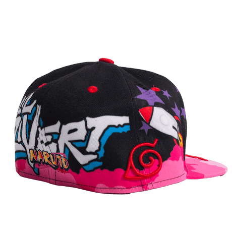 NARUTO X UZI VERT FITTED HAT BLACK - Allstarelite.com