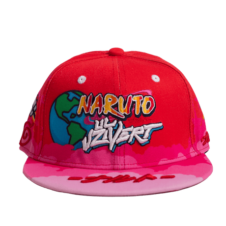 NARUTO X UZI VERT FITTED HAT RED - Allstarelite.com