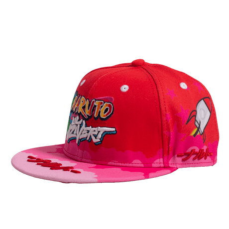 NARUTO X UZI VERT FITTED HAT RED - Allstarelite.com