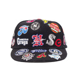 NEGRO LEAGUE COLLAGE FITTED HAT - Allstarelite.com