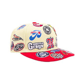 NEGRO LEAGUE COLLAGE FITTED HAT - Allstarelite.com