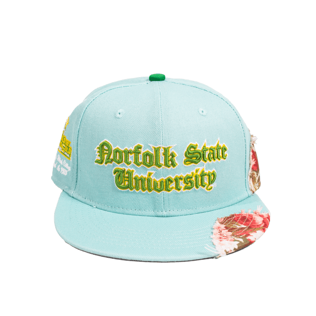 NORFOLK STATE UNIVERSITY FRAYED FITTED HAT - Allstarelite.com