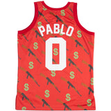 PABLO ESCOBAR RED BASKETBALL JERSEY - Allstarelite.com