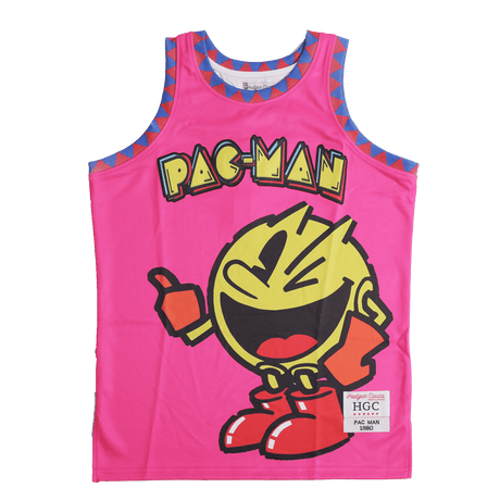 PACMAN BASKETBALL JERSEY PINK - Allstarelite.com