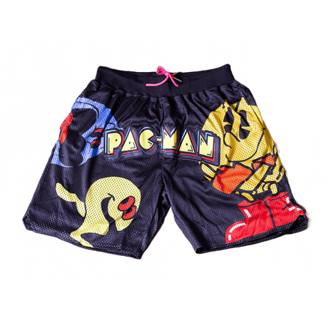 PACMAN BASKETBALL SHORTS BLACK - Allstarelite.com