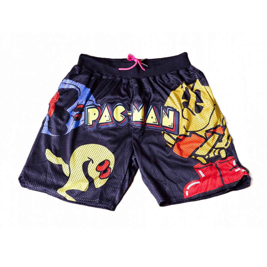 PACMAN BASKETBALL SHORTS BLACK - Allstarelite.com
