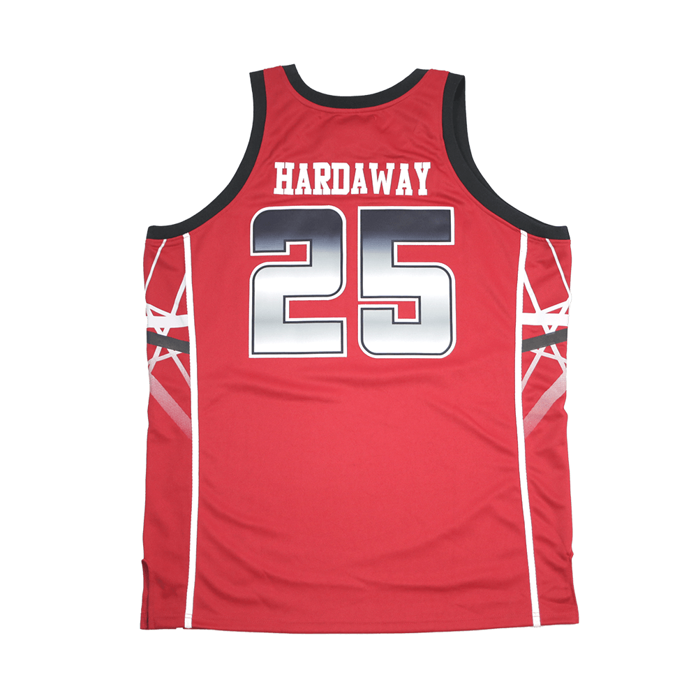 PENNY HARDAWAY ALTERNATE RED HIGH SCHOOL BASKETBALL JERSEY - Allstarelite.com