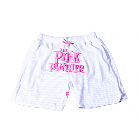 PINK PANTHER BASKETBALL SHORTS WHITE - Allstarelite.com
