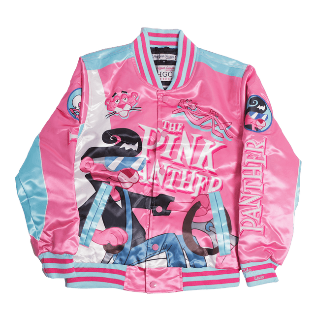 PINK PANTHER SATIN JACKET - Allstarelite.com