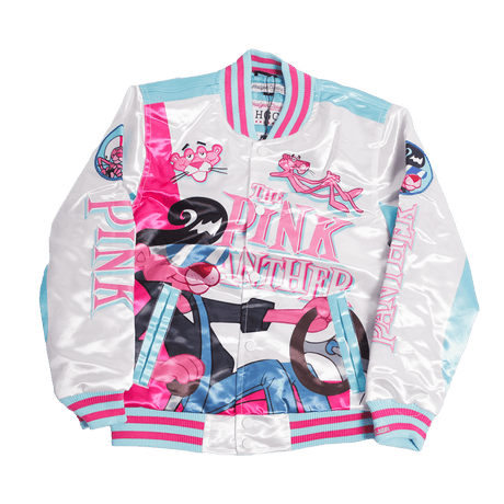 PINK PANTHER SATIN JACKET - Allstarelite.com