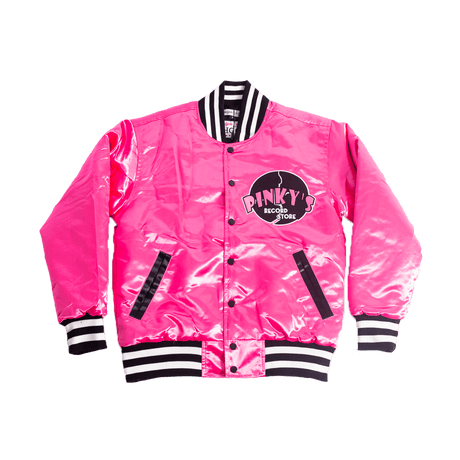 Pinky's Records Satin Jacket - Allstarelite.com