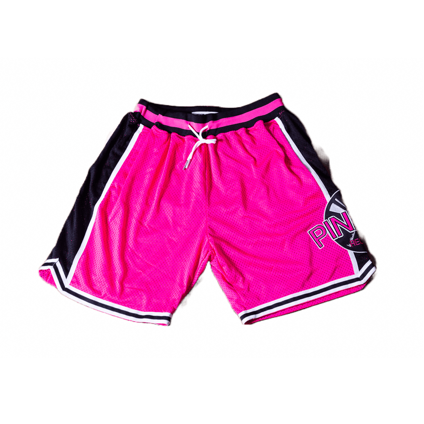PINKYS RECORDS PINK BASKETBALL SHORTS - Allstarelite.com