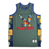 PLAYBOY GREEN BASKETBALL JERSEY GREEN - Allstarelite.com