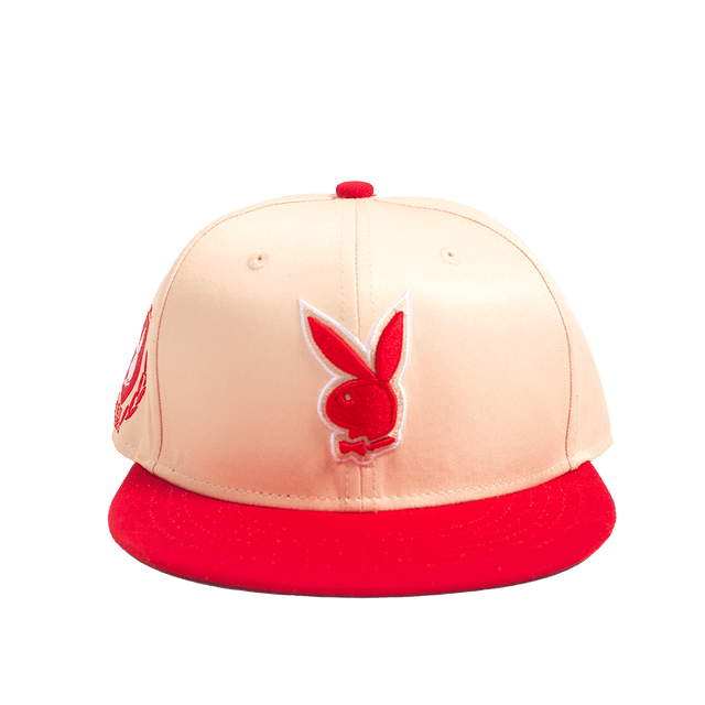 PLAYBOY PLAY FOR ALL CREAM FITTED HAT - Allstarelite.com