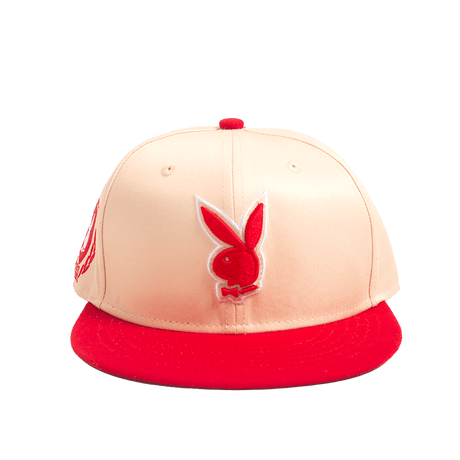 PLAYBOY PLAY FOR ALL CREAM FITTED HAT - Allstarelite.com