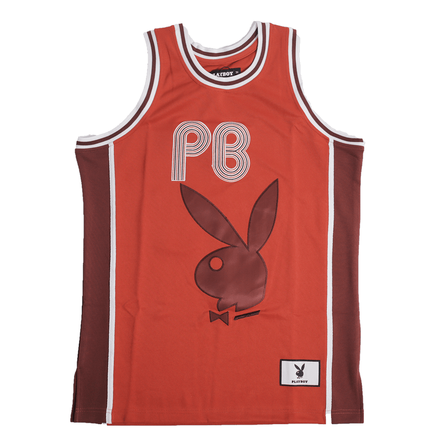 PLAYBOY RED BASKETBALL JERSEY RED XS - Allstarelite.com