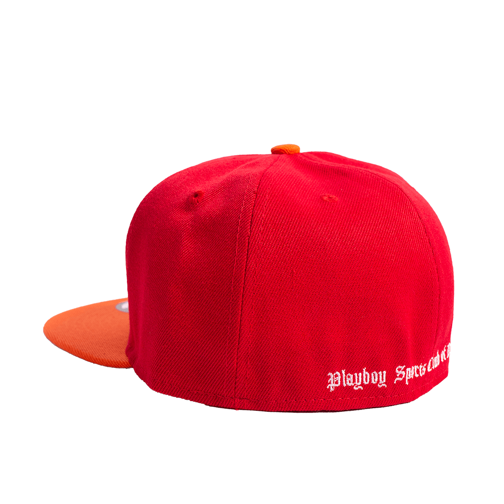 PLAYBOY SPORTSCLUB OF NEW YORK RED FITTED HAT - Allstarelite.com