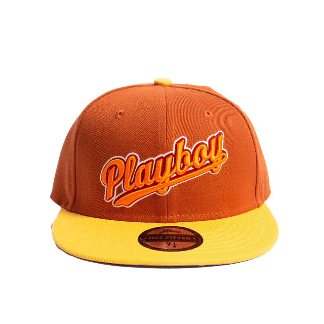 PLAYBOY STAY PLAYFUL TAN FITTED HAT - Allstarelite.com