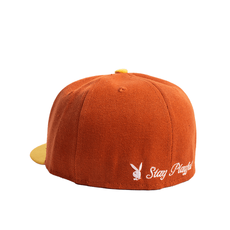 PLAYBOY STAY PLAYFUL TAN FITTED HAT - Allstarelite.com