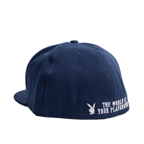 PLAYBOY THE WORLD IS YOUR PLAYGROUND FITTED HAT - Allstarelite.com