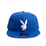 PLAYBOY THE WORLD IS YOUR PLAYGROUND ROYAL BLUE FITTED HAT - Allstarelite.com