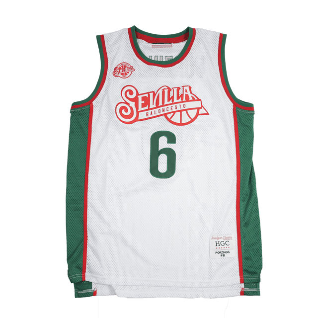 PORZINGIS WHITE BASKETBALL JERSEY - Allstarelite.com