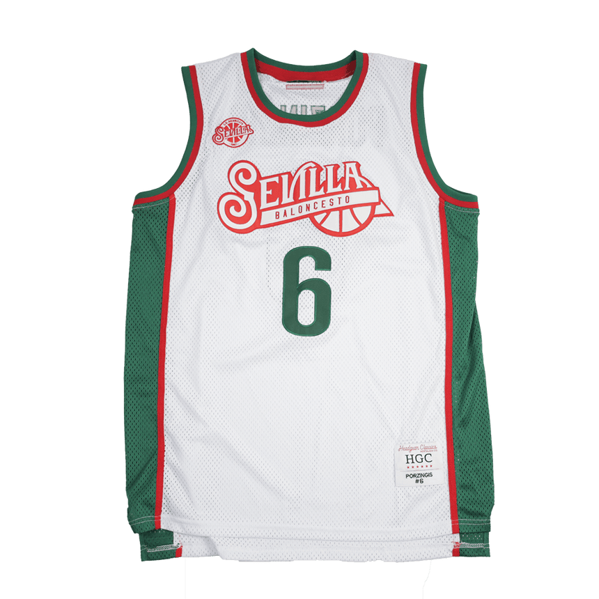 PORZINGIS WHITE BASKETBALL JERSEY - Allstarelite.com