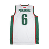 PORZINGIS WHITE BASKETBALL JERSEY - Allstarelite.com
