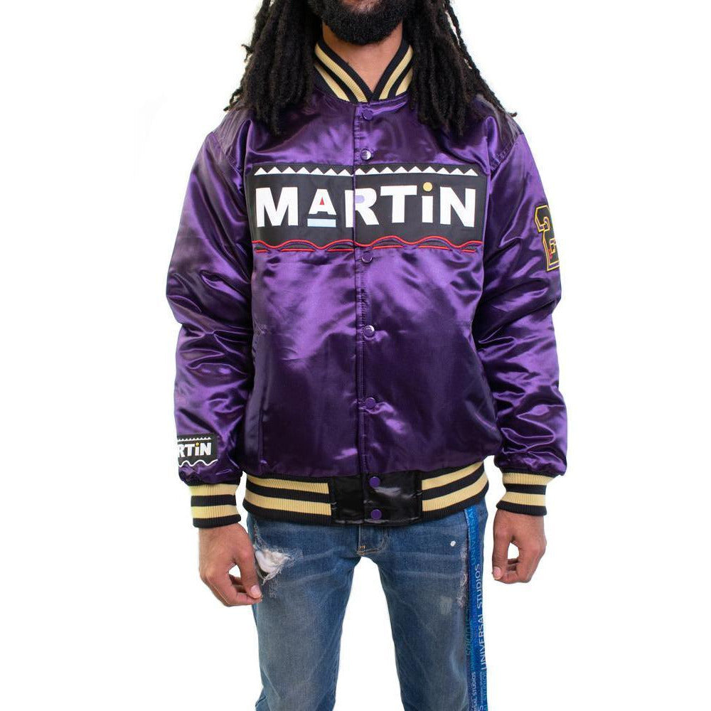 Purple Martin Marty Marr Satin Jacket - Allstarelite.com