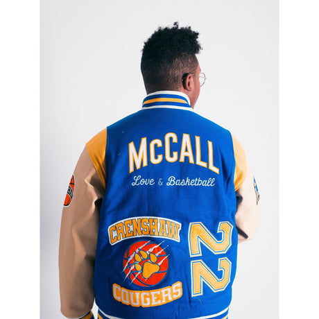 QUINCY MCCALL LOVE AND BASKETBALL VARSITY JACKET - Allstarelite.com