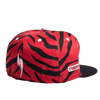 RED AND BLACK TEKKEN ZEBRA FITTED HAT - Allstarelite.com