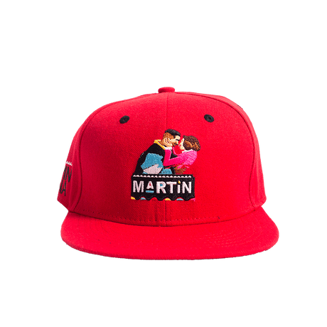 RED DAMN GINA FITTED HAT - Allstarelite.com
