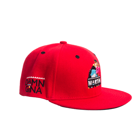 RED DAMN GINA FITTED HAT - Allstarelite.com