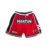 RED MARTIN BASKETBALL SHORTS - Allstarelite.com