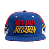 RED/BLUE MEGAMAN ZIGZAG FITTED HAT - Allstarelite.com