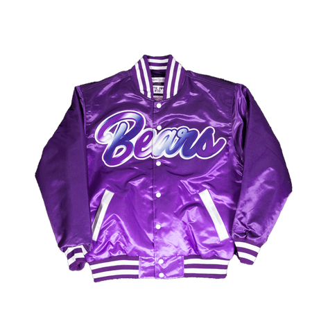SCOTTIE PIPPEN HIGH SCHOOL PURPLE SATIN JACKET - Allstarelite.com