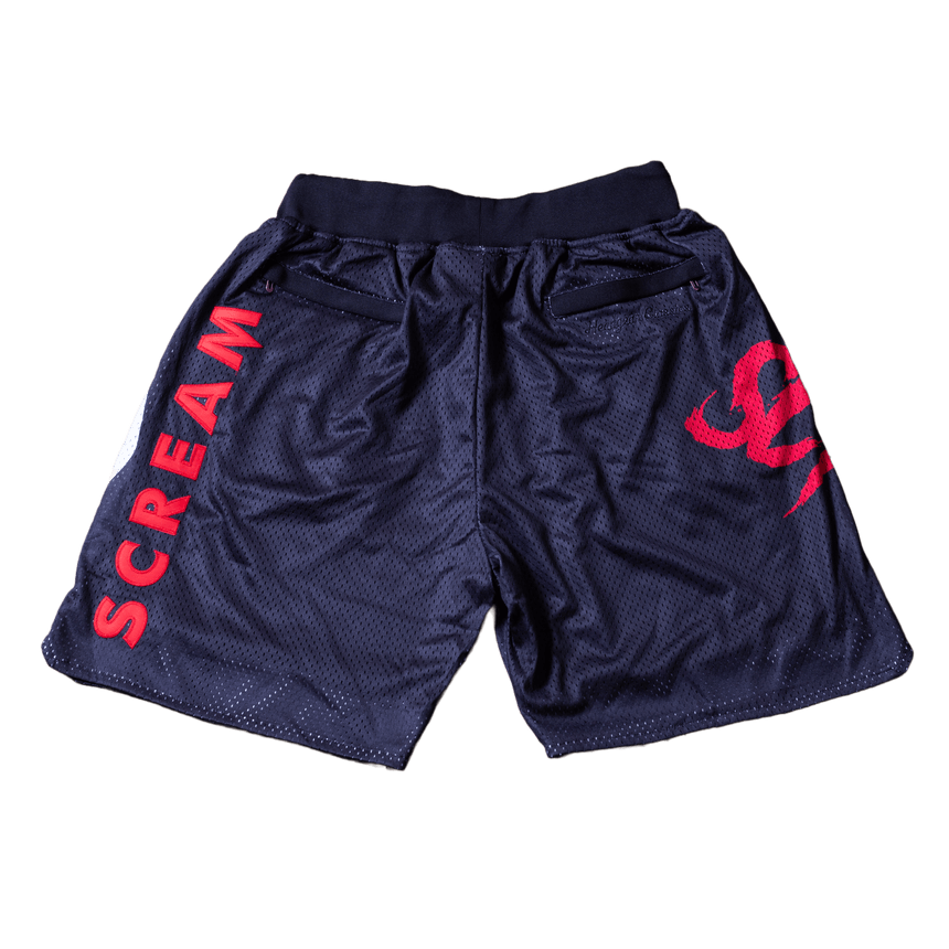 SCREAM BASKETBALL SHORTS BLACK - Allstarelite.com