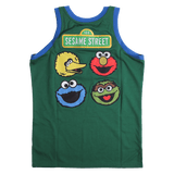 SESAME STREET BASKETBALL JERSEY GREEN - Allstarelite.com