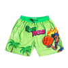 SPRAYPAINT FRESH PRINCE BASKETBALL SHORTS GREEN - Allstarelite.com