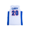 STEPH CURRY HIGH SCHOOL BASKETBALL JERSEY WHITE - Allstarelite.com
