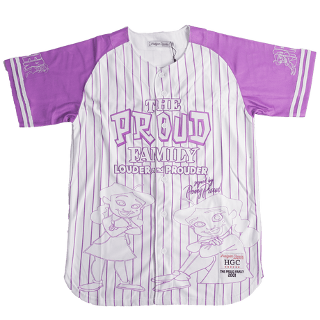 THE PROUD FAMILY PROUDER YOUTH BASEBALL JERSEY - Allstarelite.com
