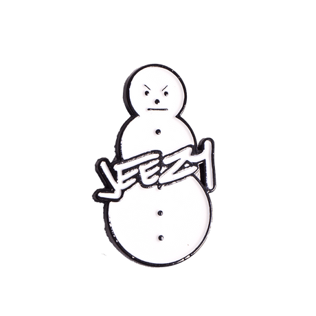 WHITE JEEZY PIN - Allstarelite.com
