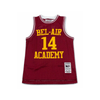 Will Smith Bel-Air Academy Basketball Jersey In Maroon - Allstarelite.com