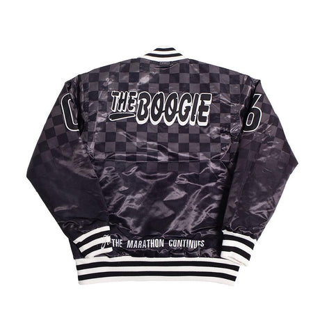 YOUTH BOOGIE CRENSHAW SATIN JACKET BLACK - Allstarelite.com