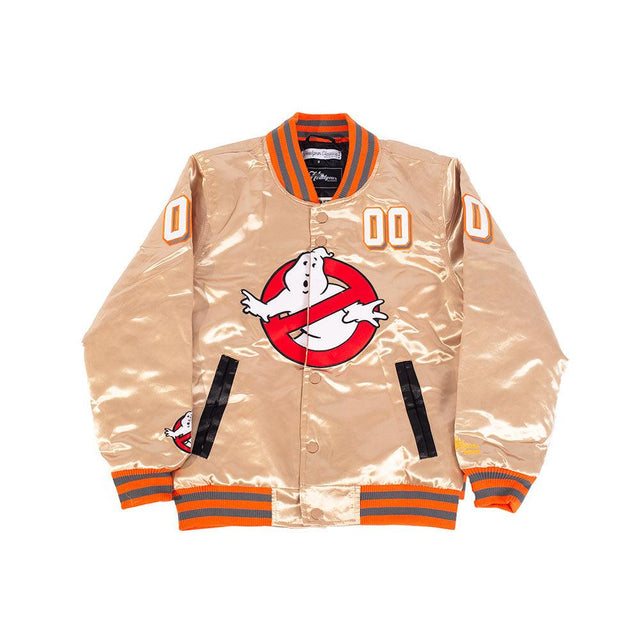 YOUTH GHOSTBUSTERS SATIN JACKET TAN - Allstarelite.com