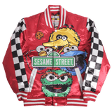 YOUTH SESAME SATIN JACKET RED - Allstarelite.com