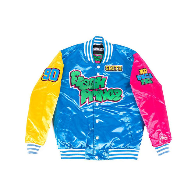 Youth The Fresh Prince of Bel-Air Satin Jacket Multicolor - Allstarelite.com